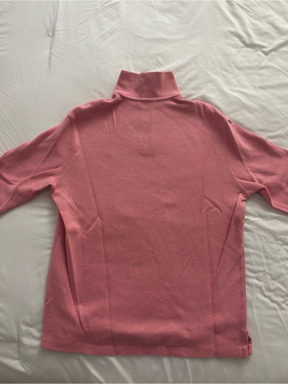 Polo by Ralph Lauren Pink Quarter-Zip Turtleneck Sweater - Picture 4 of 4